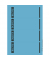 selbstklebende Rückenschilder 1685 1685-20-35 blau breit/kurz 61,5x192mm (BxH) selbstklebend permanent 