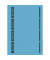 selbstklebende Rückenschilder 1685 1685-20-35 blau breit/kurz 61,5x192mm (BxH) selbstklebend permanent 