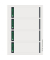 selbstklebende Rückenschilder 1685 1685-20-85 weiß/grau breit/kurz 61,5x192mm (BxH) selbstklebend permanent 