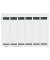 selbstklebende Rückenschilder 1686 1686-20-85 weiß schmal/kurz 39x192mm (BxH) selbstklebend permanent 