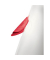 Klemmhefter ColorClip Magic 41750025, A4 transparent/rot, für ca. 30 Blatt, Polypropylen (PP)