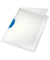 Klemmhefter ColorClip Magic 41750035, A4 transparent/blau, für ca. 30 Blatt, Polypropylen (PP)