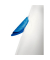 Klemmhefter ColorClip Magic 41750035, A4 transparent/blau, für ca. 30 Blatt, Polypropylen (PP)