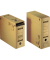 Archivbox Premium 6086-00-00, A4, braun, Recycling-Wellpappe kaschiert