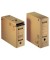 Archivbox Premium 6086-00-00, A4, braun, Recycling-Wellpappe kaschiert