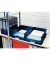 Briefablage-Box Sorty 5231-00-85 mit Frontklappe A4 / C4 grau Kunststoff stapelbar