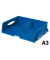 Briefablage Sorty Jumbo 5232-00-35, A3 quer, blau, Polystyrol stapelbar