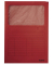 Sichtmappen 3950-00-25, A4 rot Karton 160g