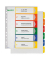 Kunststoffregister 1292 1292-00-00, 1 bis 6, A4+, 300µm, farbige Taben, 6-teilig