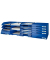 Briefablage Plus Jumbo 5233-00-35 A4 / C4 blau Kunststoff stapelbar