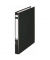 Ringbuch Color 1014-00-95, A4 2 Ringe 25mm Ring-&Oslash; Karton, PP-kaschiert schwarz