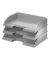Briefablage Jumbo Plus 5219-00-85 A4 / C4 quer grau Kunststoff stapelbar