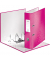 Ordner WOW 1005-00-23, A4 80mm breit PP vollfarbig, gl&auml;nzend, gemustert pink metallic