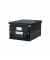 Aufbewahrungsbox Click & Store WOW 6044-00-95, 16,7 Liter mit Deckel, für A4, außen 369x281x200mm, Karton schwarz
