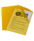 Sichthüllen Standard 4000-00-15, A4, gelb, transluzent genarbt, oben & rechts offen, 