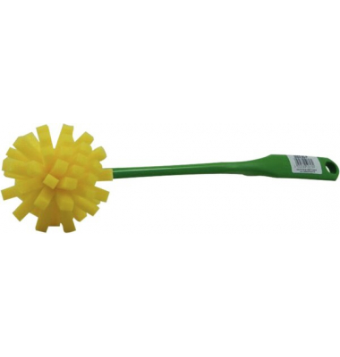 Isolierkannenbürste, Kunststoffkörper 29 cm, Schaumstoffkopf, Farben grün