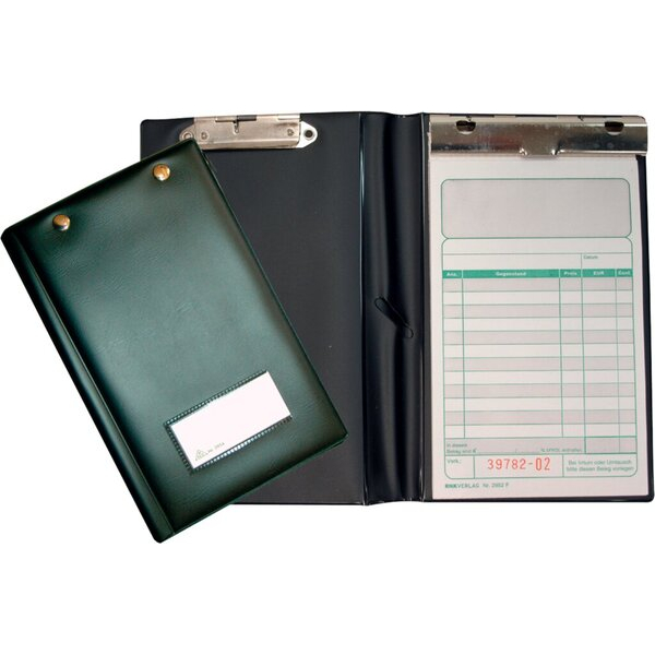 4002871295543 - Kassenblockhülle schwarz für 295 4002871295543 RNK-Verlag 2954-9 2 Stück