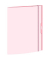 Heftbox mild rosé 46326, A4 rosa, Karton 350g