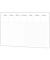 Schreibunterlage Office 46616 mit Wochenplaner Liniert&Kariert 60x42cm Papier 30 Blatt
