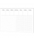 Schreibunterlage Office 46632 mit Wochenplaner Liniert&Kariert 48x33cm Papier 30 Blatt