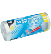 Müllbeutel mit Tragegriff, HDPE, 10l, 42x39,5cm, transparent