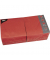 Servietten 12483, rot / Uni, 3-lagig, 33x33cm