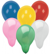 Luftballons rund &Oslash; 28 cm, farbig sortiert