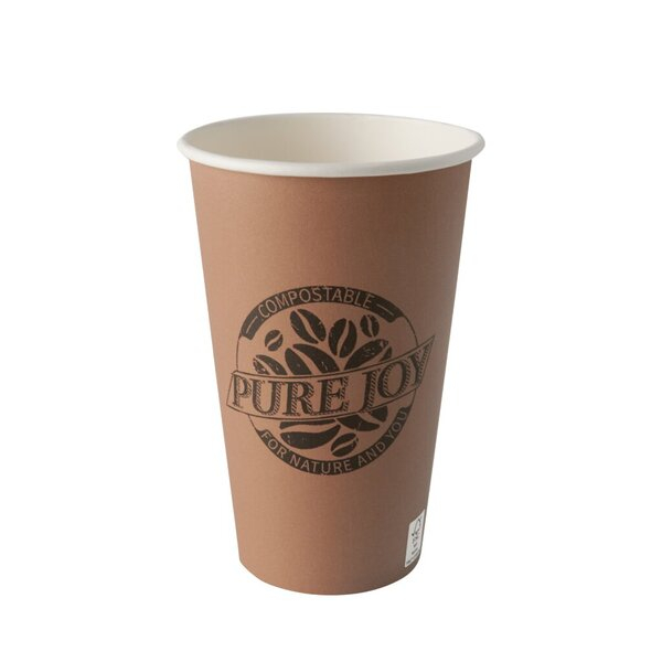 4002911703564 - Trinkbecher Pappe Pure Joy 04l braun Ø 8 - 92 cm 4002911703564 PAPSTAR 87869 50 Stück