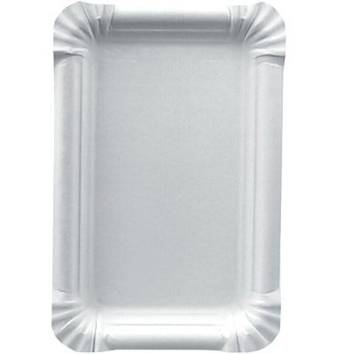 Einweg-Teller Pure 13x20cm weiß weiß
