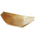 Schale pure Schiffchen 11x6,5 cm Holz für Fingerfood