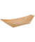 Schale pure Schiffchen 16,5x8,5 cm Holz, für Fingerfood