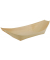 Schale pure Schiffchen 19x10 cm Holz für Fingerfood