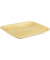 Teller Palmblatt pure eckig 18x18 cm