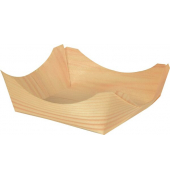 Schale pure eckig 10x10 cm Holz für Fingerfood
