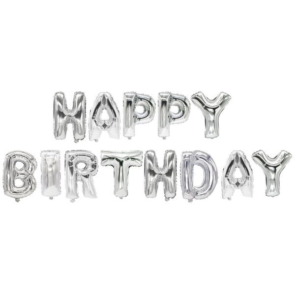 4002911868003 - Folienlufballons Happy Birthday silber mit selbstschließendem Ventil 4002911868003 PAPSTAR 86800 4002911868003 - Folienlufballons Happy Birthday silber mit selbstschließendem Ventil 4002911868003 PAPSTAR 86800