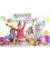 Folienlufballons, "Happy Birthday", silber, mit selbstschließendem Ventil