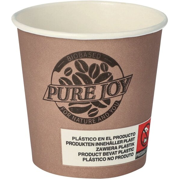 4002911878668 - Pure Joy Trinkbecher Pappe Biologisch abbaubare Trinkbecher 1 Packung = 80 Stück 100 ml 4002911878668 - Pure Joy Trinkbecher Pappe Biologisch abbaubare Trinkbecher 1 Packung = 80 Stück 100 ml
