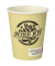 Trinkbecher Pure Joy Einweg 200ml Pappe, beschichtet creme