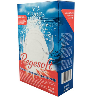 Spülmaschinensalz Regesoft, Premium- salz, grobkörnig, 100% löslich,