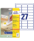 Etiketten L4737REV-25, weiß 63,5x29,6mm, rechteckig, 