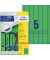 selbstklebende Rückenschilder ultragrip L4750-20 grün schmal/lang 38x297mm (BxH) selbstklebend permanent 