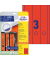 selbstklebende Rückenschilder ultragrip L4752-20 rot breit/lang 61x297mm (BxH) selbstklebend permanent 
