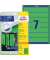 selbstklebende Rückenschilder ultragrip L4764-20 grün schmal/kurz 38x192mm (BxH) selbstklebend permanent 