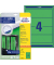 R&uuml;ckenschilder ultragrip L4768-20, gr&uuml;n, breit/kurz, 61x192mm, selbstklebend, permanent 