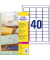 L4770-25 Adress Etiketten 45,7 x 25,4mm transparent