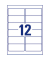 Folienetiketten QuickPEELT L4772-25, transparent, 99,1x42,3mm (BxH), rechteckig