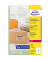 L7567-25 Adress Etiketten 210 x 297 mm transparent Folie