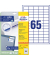 Etiketten ultragrip 6121, weiß 38x21,2mm, rechteckig, 