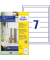 R&uuml;ckenschilder ultragrip LR4760-10, wei&szlig;, schmal/kurz, 38x192mm, selbstklebend, permanent 