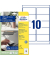 Universal-Etiketten ablösbar, weiß 96 x 50,8 mm, für I/L/FL
